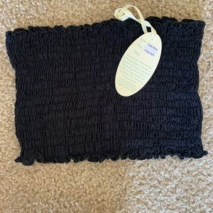 BLACK TUBE TOP - NWT